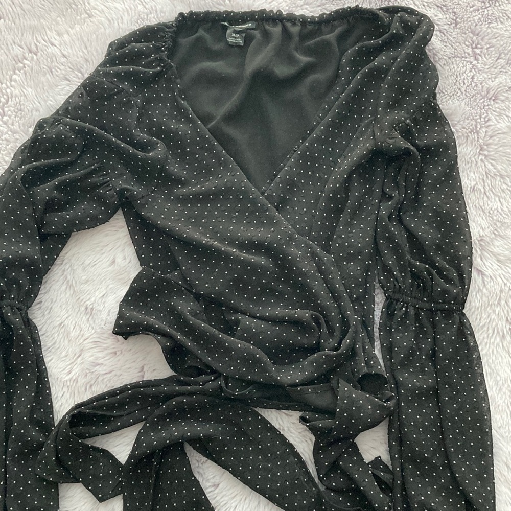 Club Monaco sheer blouse